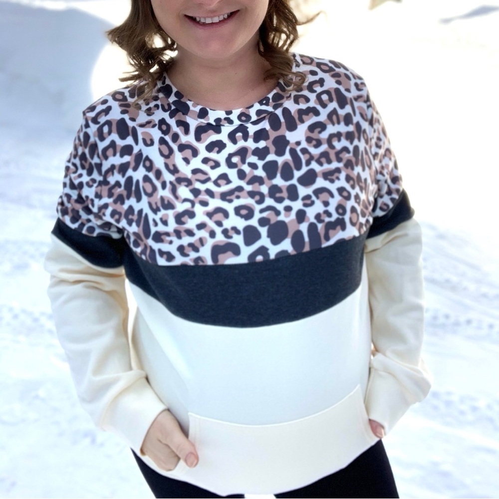 Leopard sweatshirt